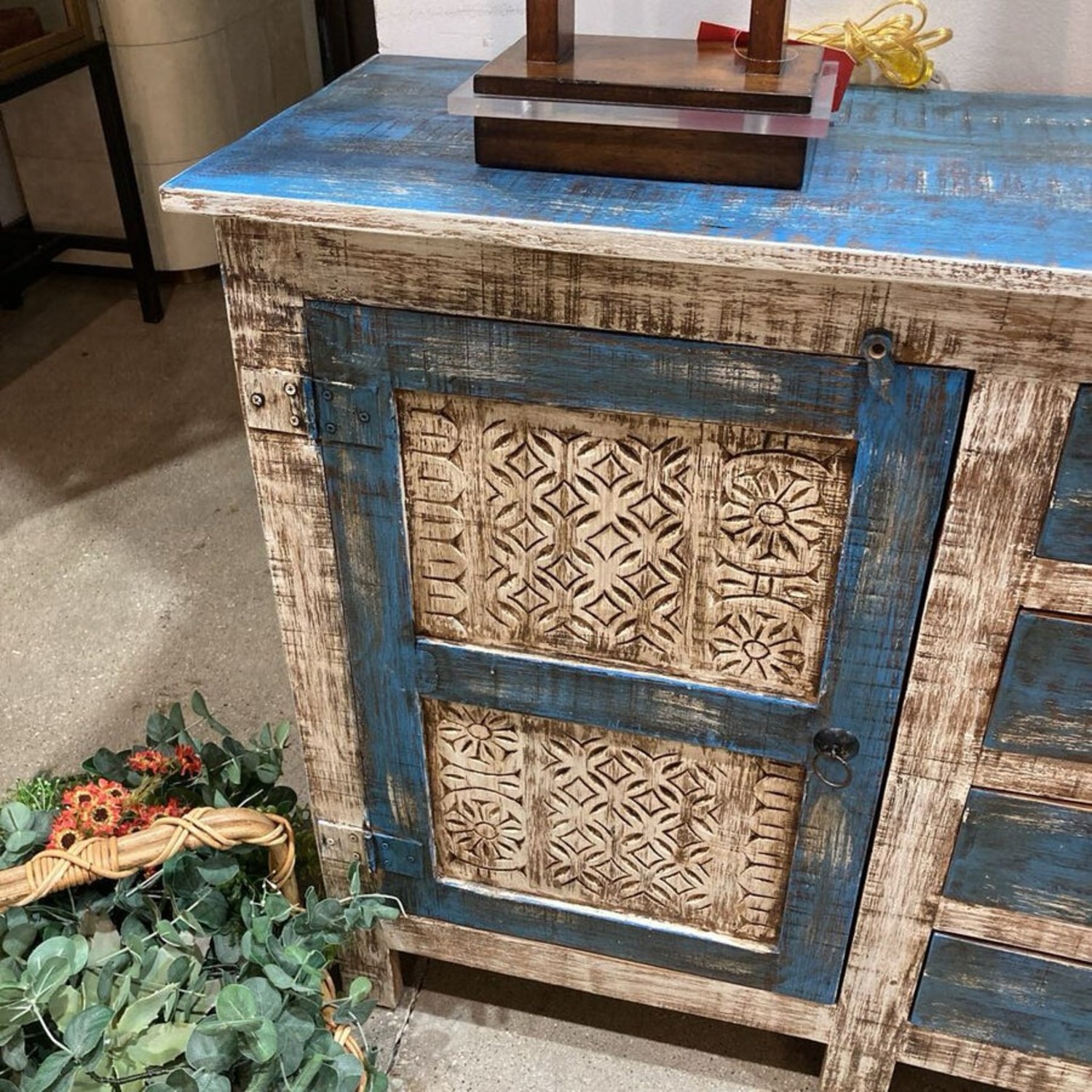 Rustic Reclaimed Wood 4-Drawer Buffet - image-3