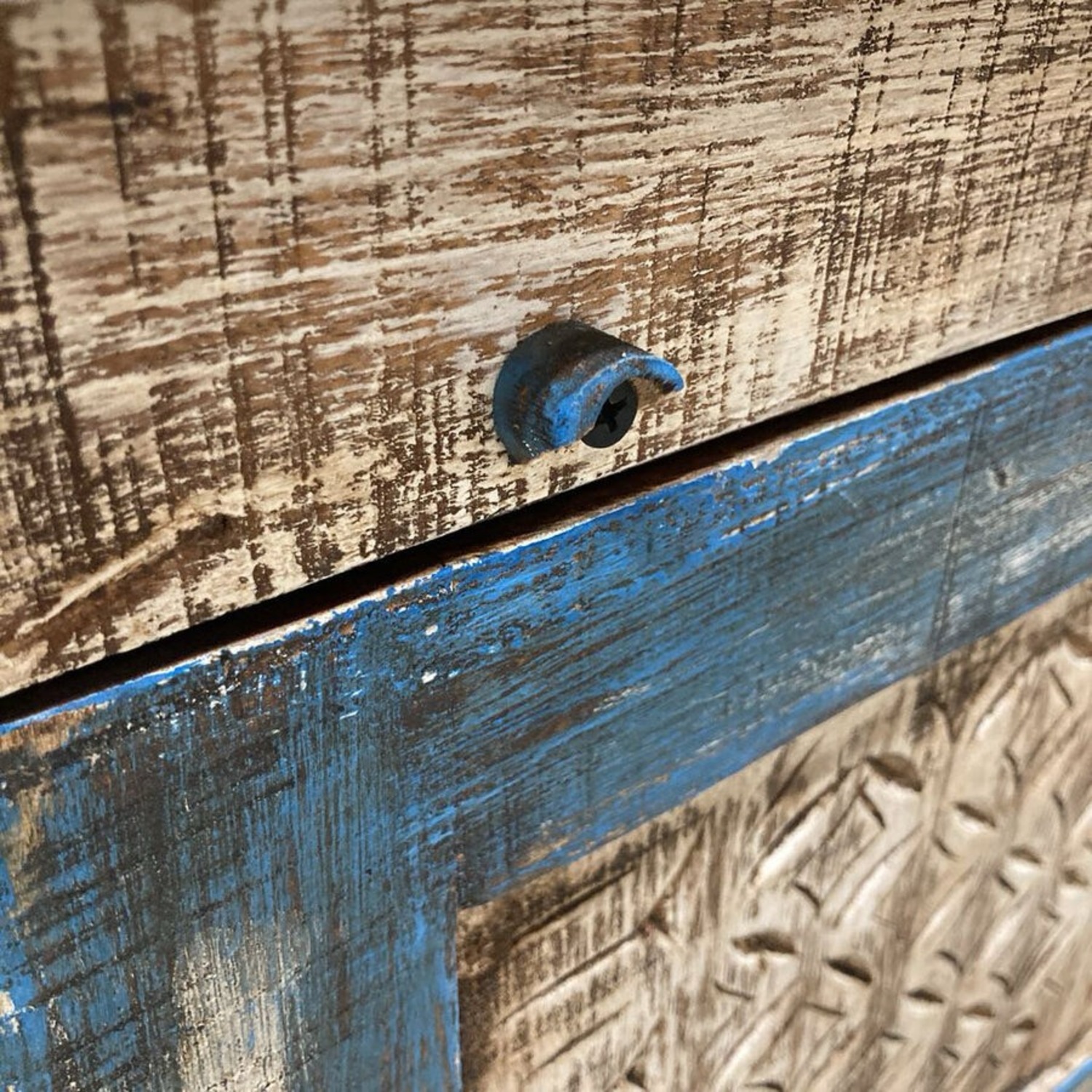 Rustic Reclaimed Wood 4-Drawer Buffet - image-8