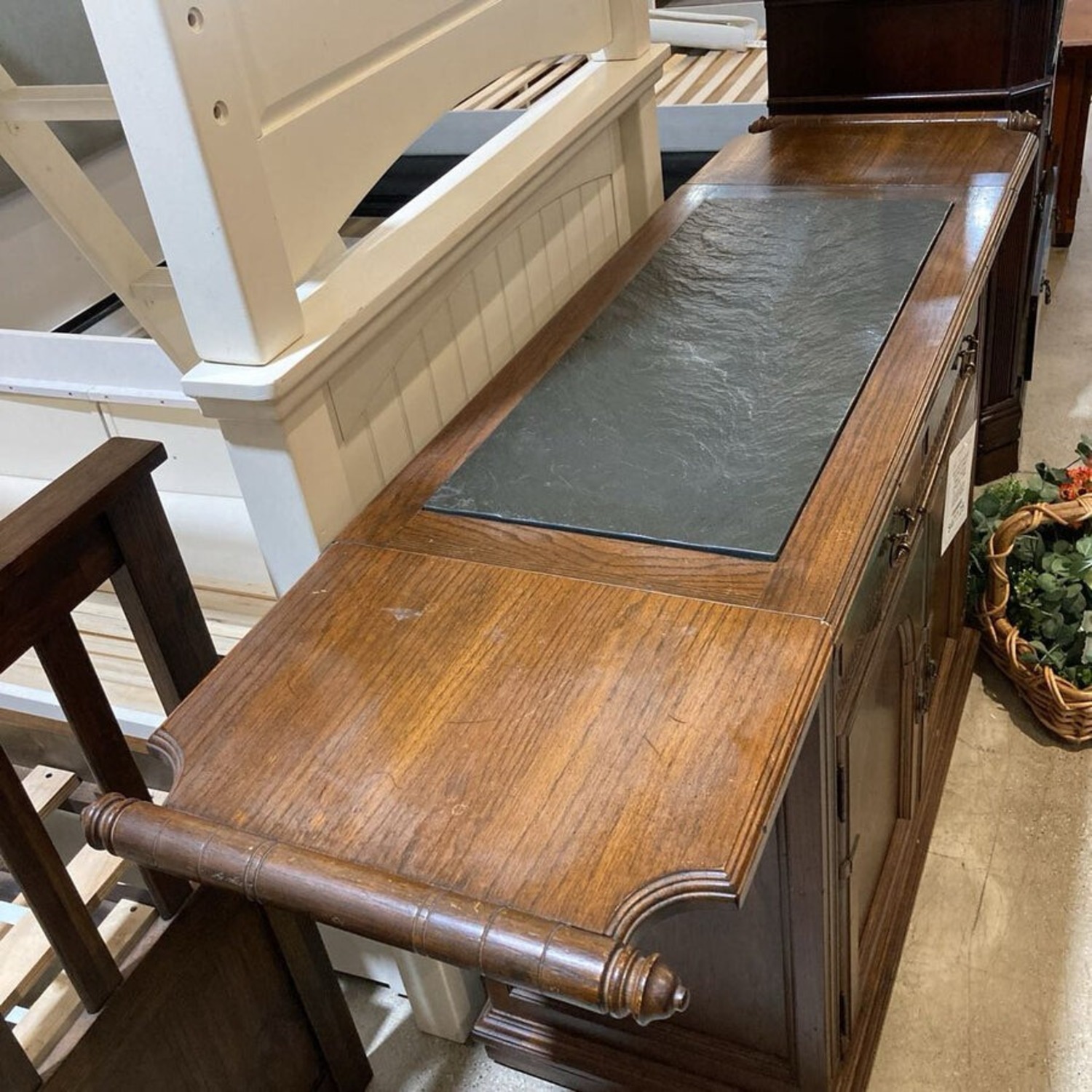 Ethan Allen Royal Charter Oak Server Buffet - image-12