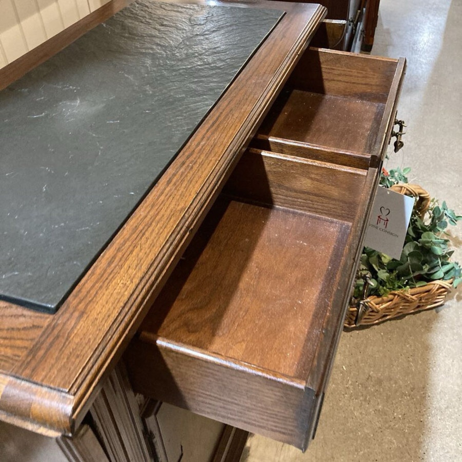 Ethan Allen Royal Charter Oak Server Buffet - image-7