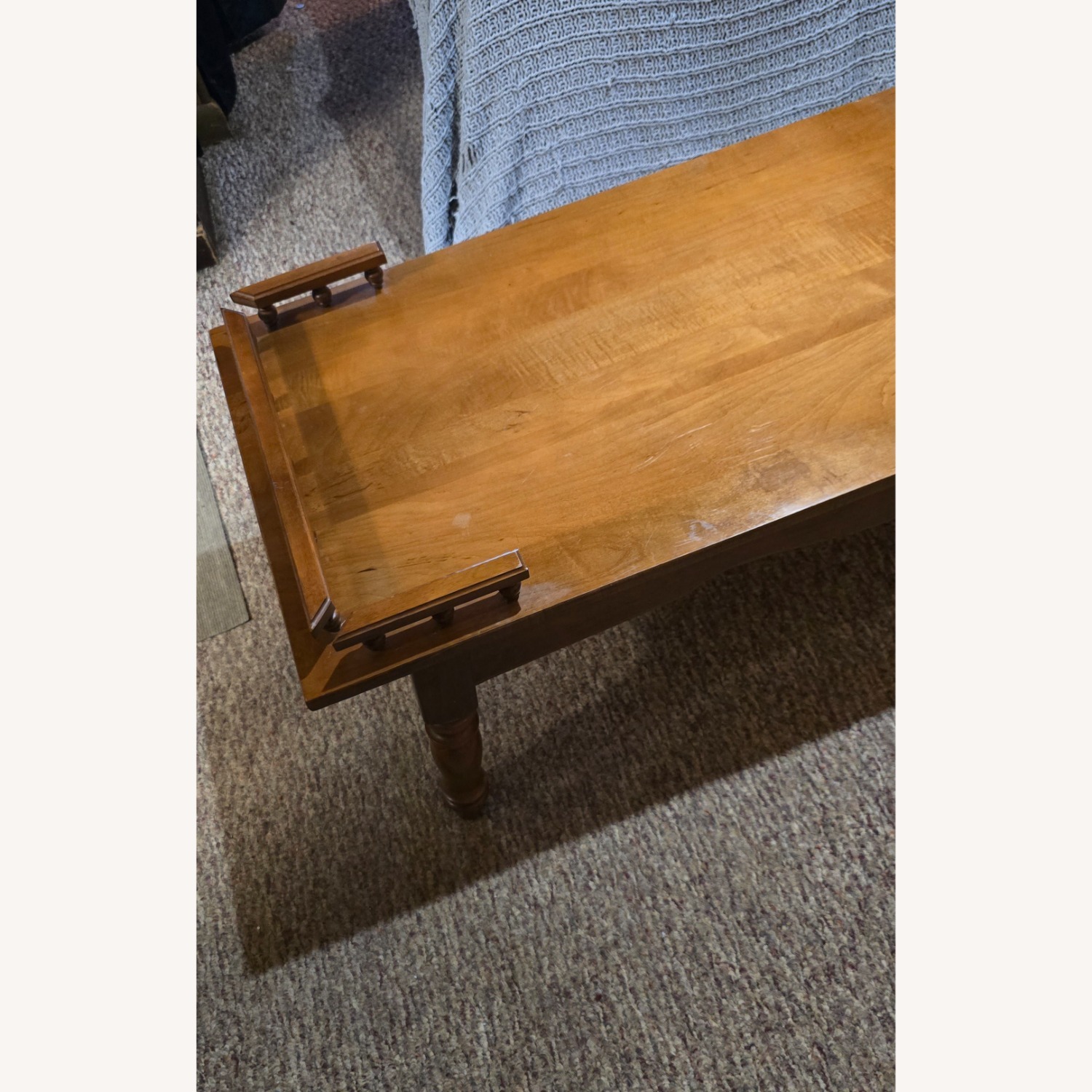 Riverside Solid Wood 1960's like-new Vintage Coffee Table - image-6