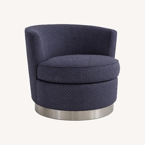 Used Ethan Allen Plaza Blue Armchair for sale on AptDeco