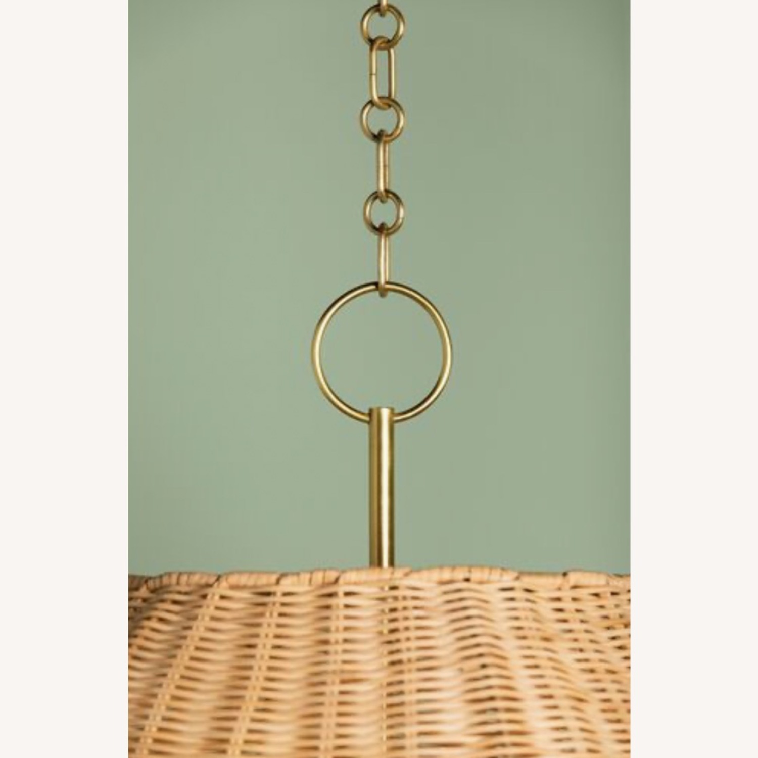 One King's Lane Natural Rattan Ceiling Lamp - image-4