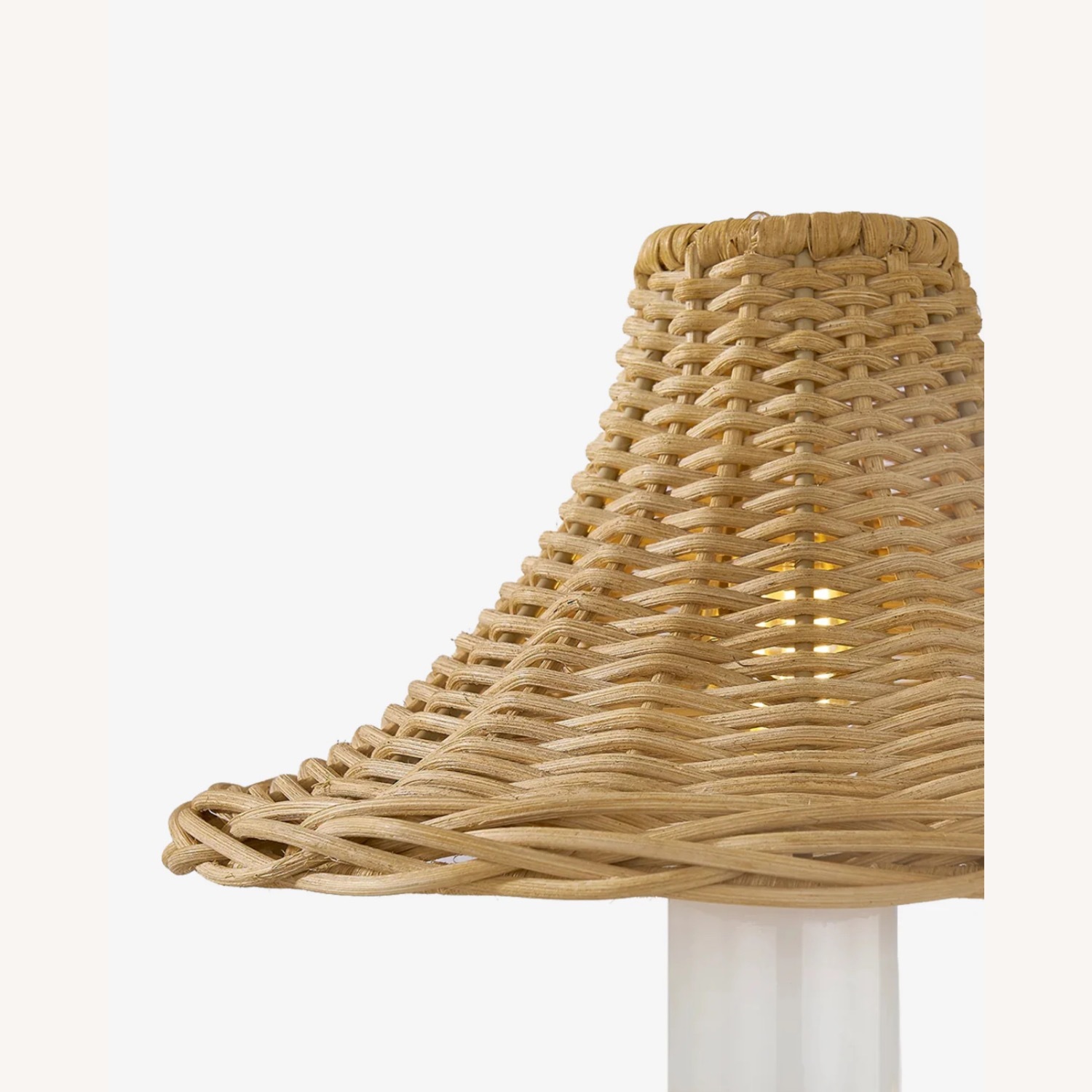 McGee & Co Natural Rattan Wall Sconces - image-1