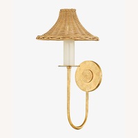 McGee & Co Natural Rattan Wall Sconces