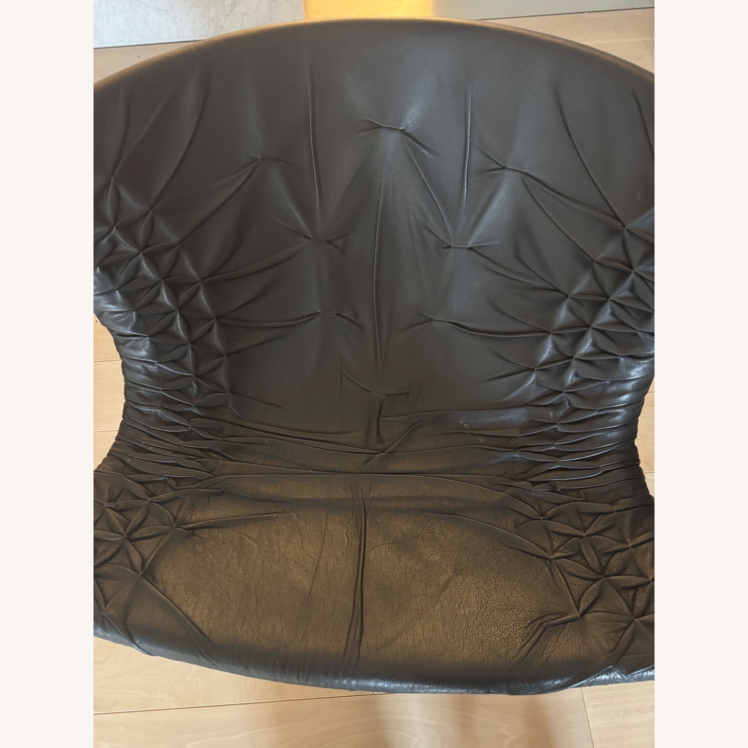 Patricia Urquiola Smock Chair in Black Leather - image-3