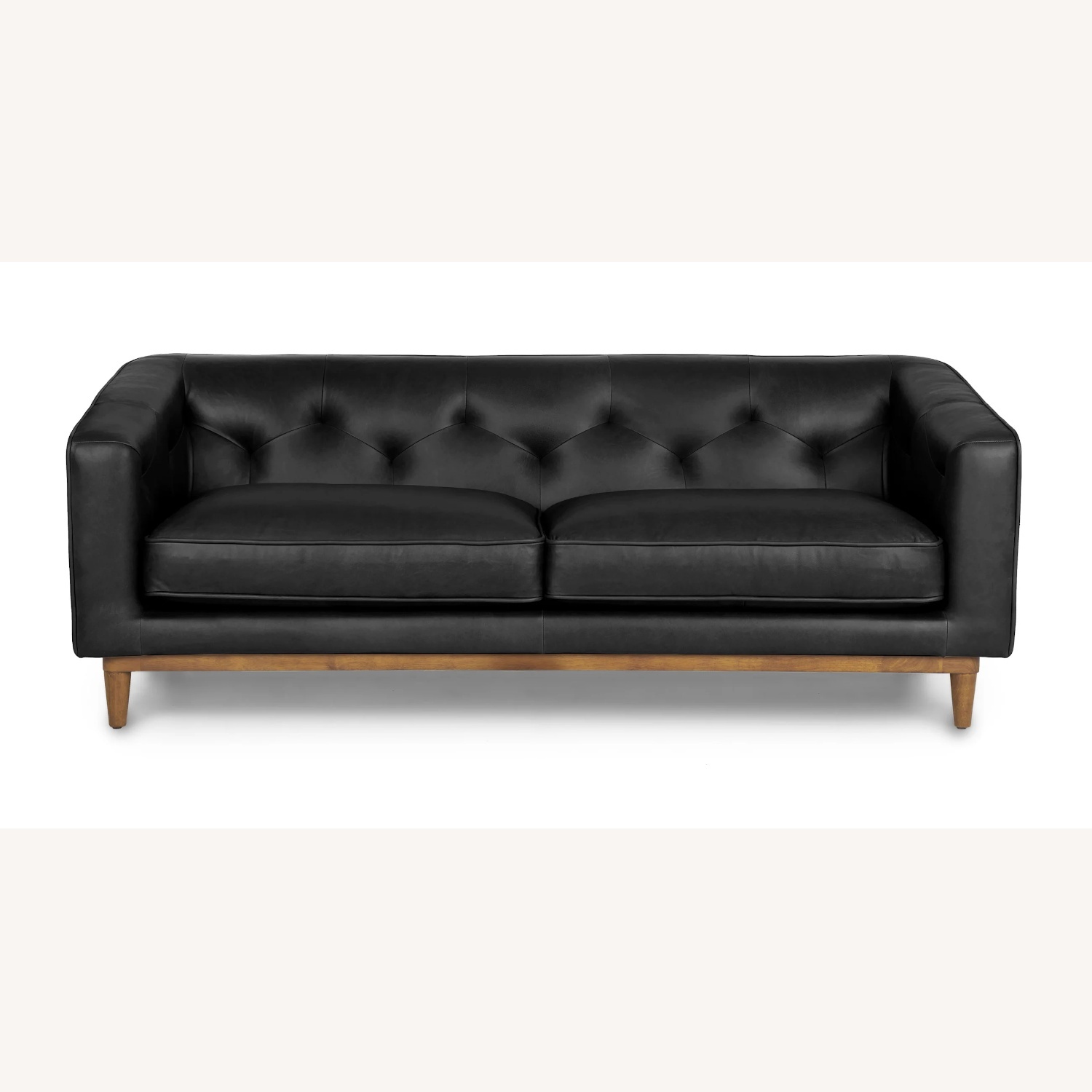 Article Hamber Black Leather 3+ Seater Sofa - image-0