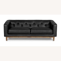 Article Hamber Black Leather 3+ Seater Sofa