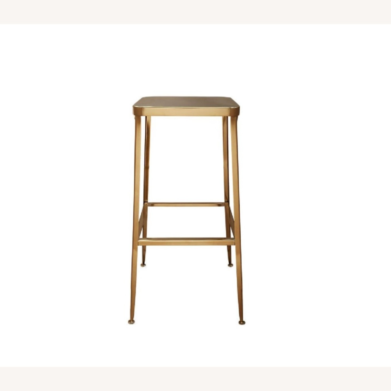 CB2 Flint Gold Metal Stools - image-0