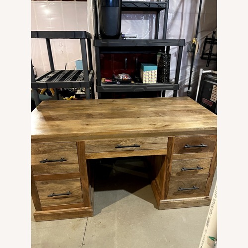 Used Sierra Living Concepts Natural Desk for sale on AptDeco