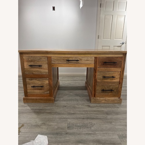 Used Sierra Living Concepts Natural Desk for sale on AptDeco