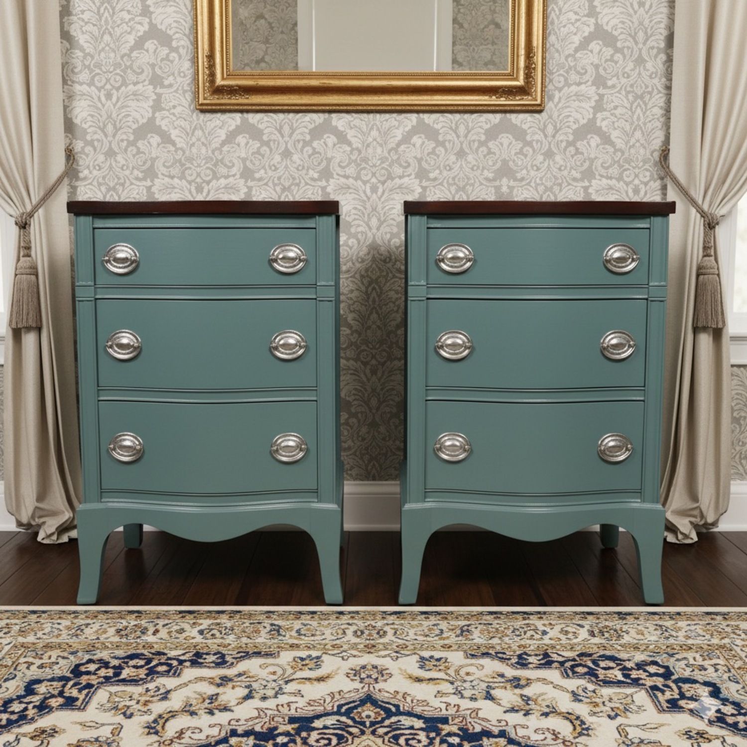 Vintage Drexel Set of Nightstands - image-4