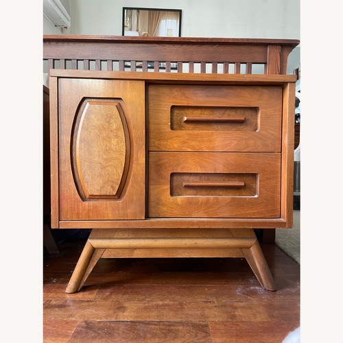 Used Vintage/Antique Finds Dark Brown Wood Nightstands for sale on AptDeco