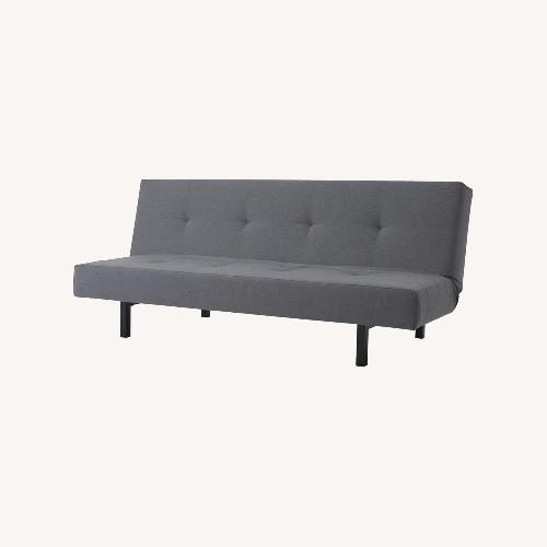 Used IKEA BALKARP Light Gray Vinyl Sleeper Sofa for sale on AptDeco