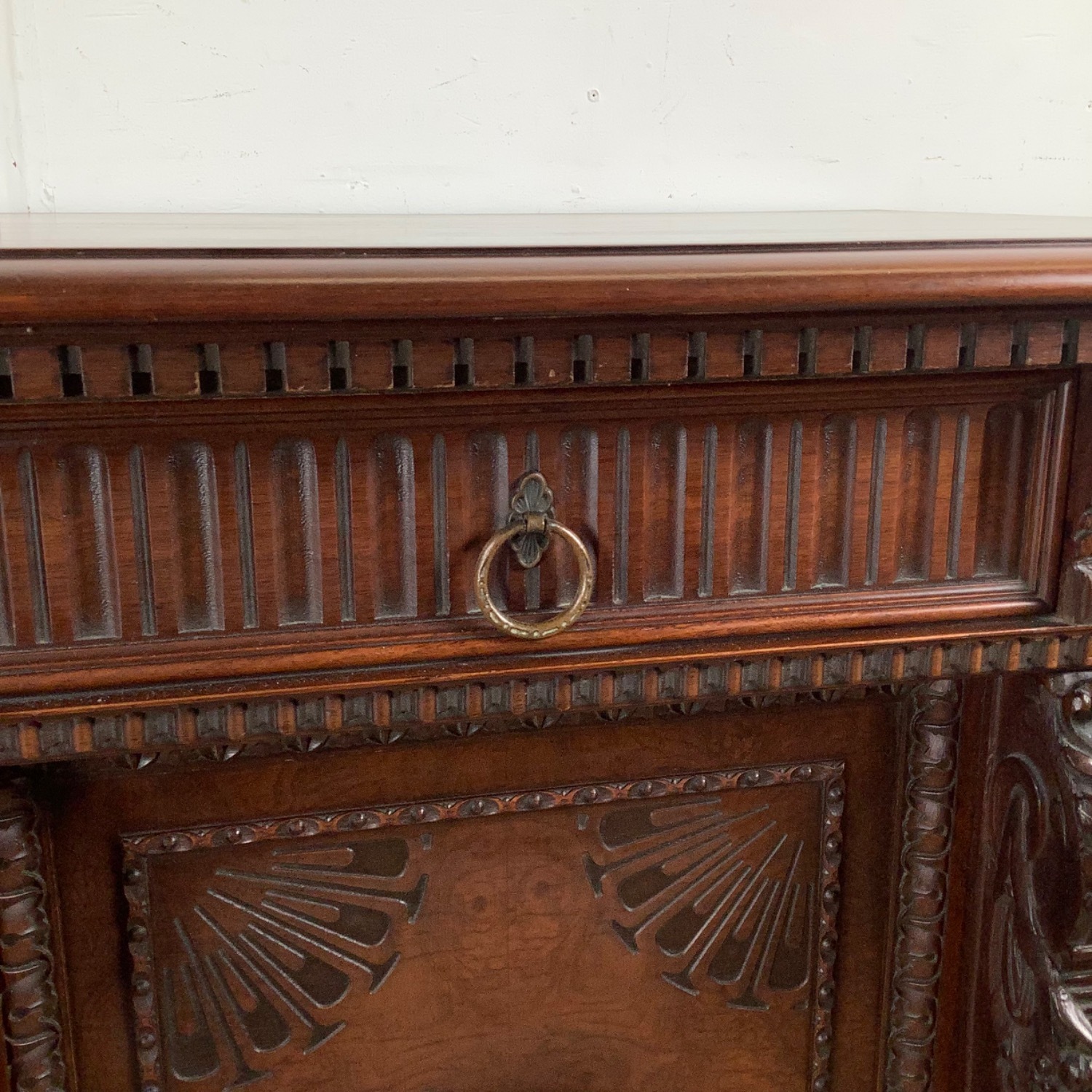 Antique Renaissance Revival Sideboard - image-7