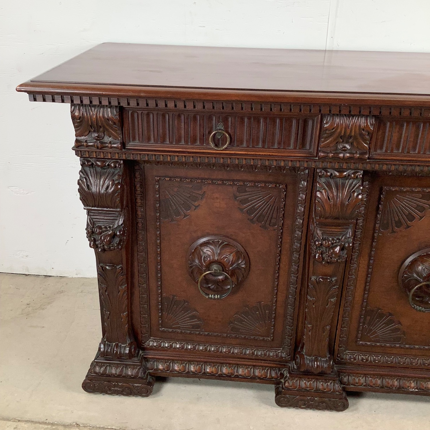 Antique Renaissance Revival Sideboard - image-3