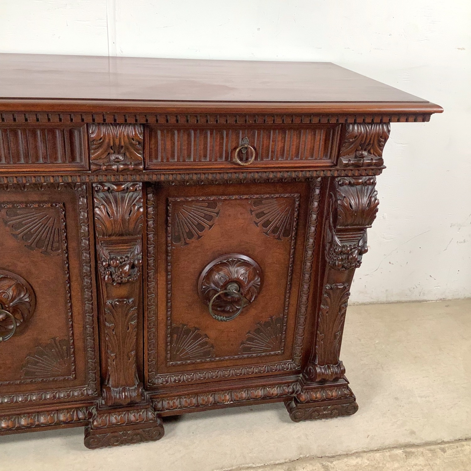 Antique Renaissance Revival Sideboard - image-4