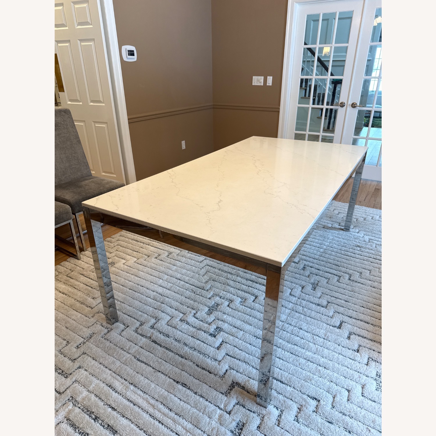 Mitchell Gold + Bob Williams Parsons White Dining Table - image-3