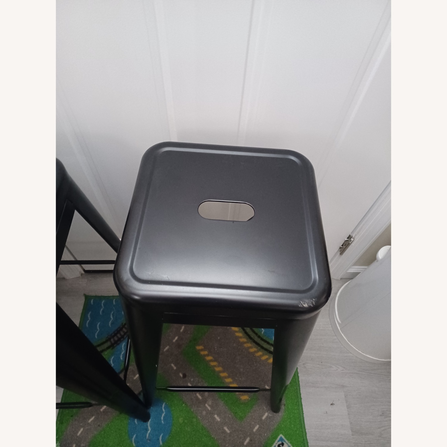 Black Metal Stools - image-11