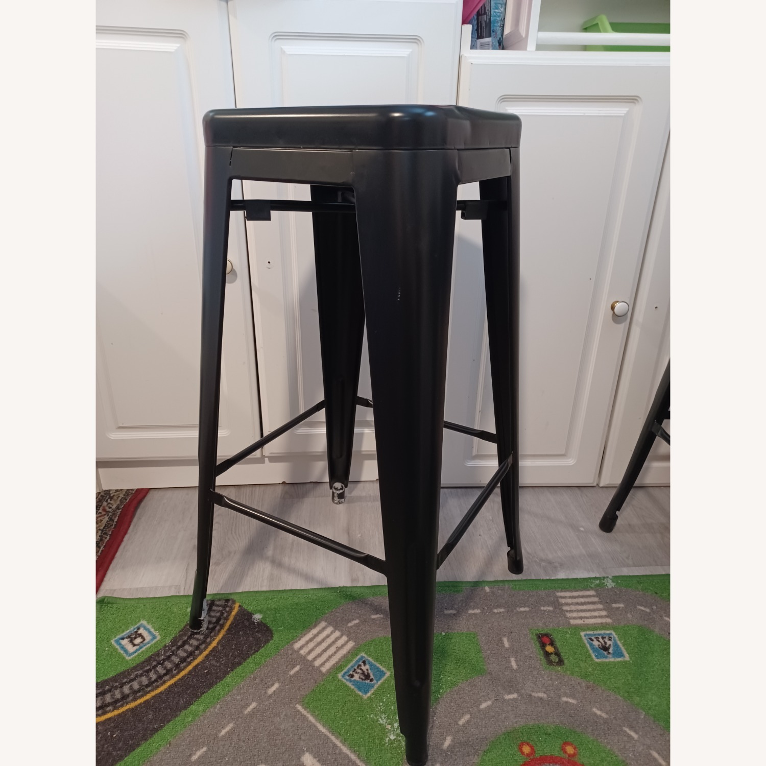 Black Metal Stools - image-3