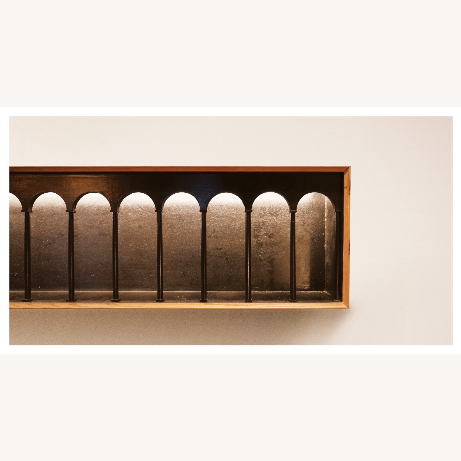 Arcade Black Wood Wall Unit - image-2