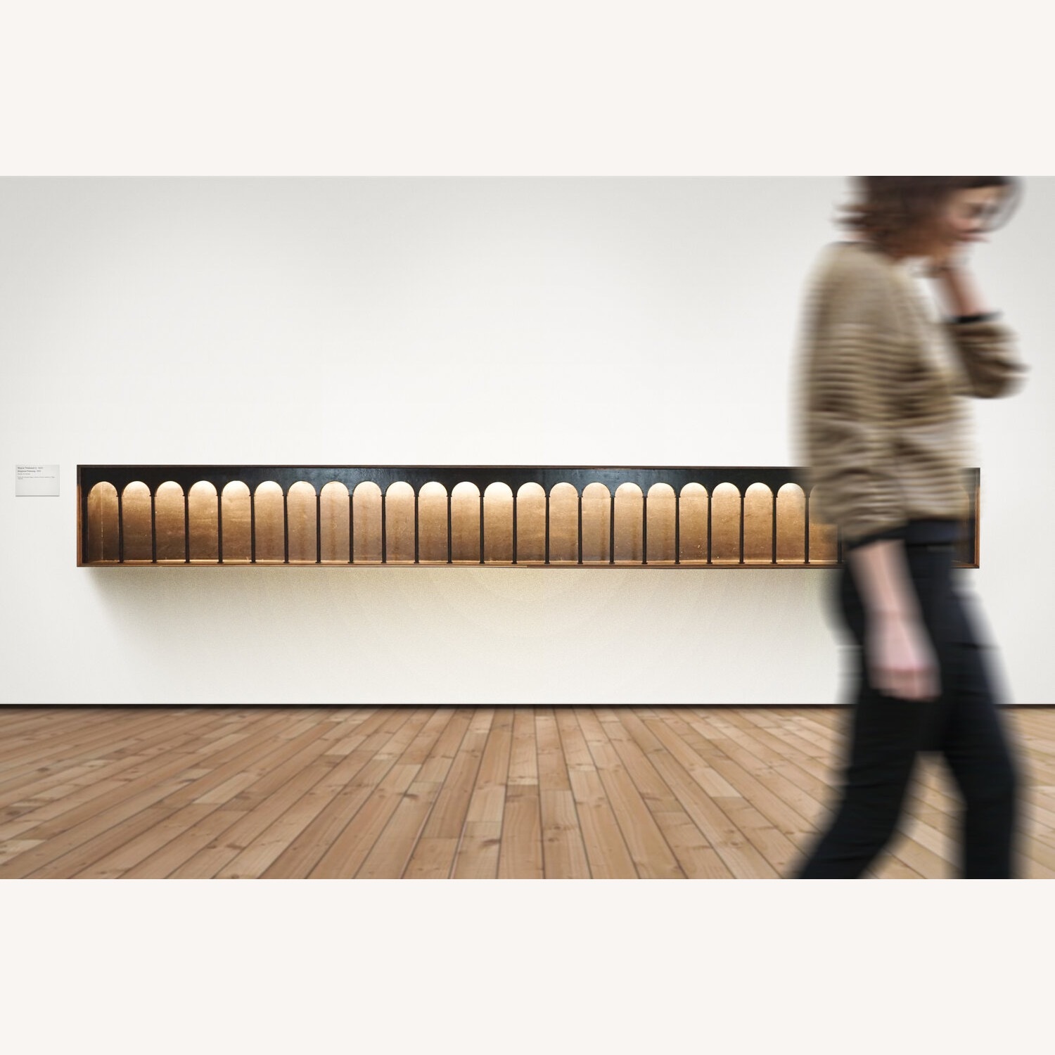 Arcade Black Wood Wall Unit - image-1