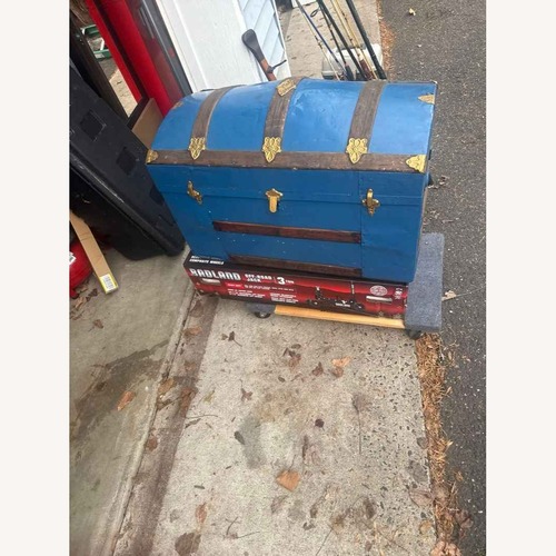 Used Vintage/Antique Blue Chest for sale on AptDeco