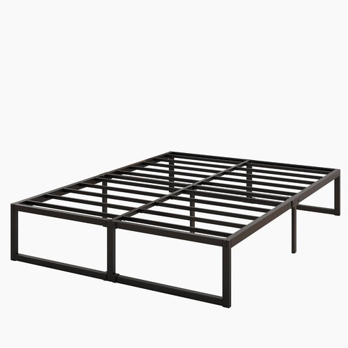 Used Black Metal Queen Bed for sale on AptDeco
