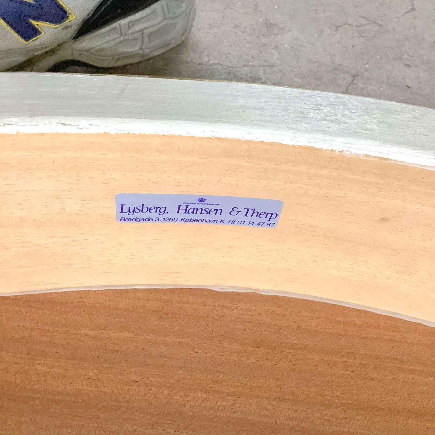 Vintage Danish Painted Oval Extension Dining Table - image-11