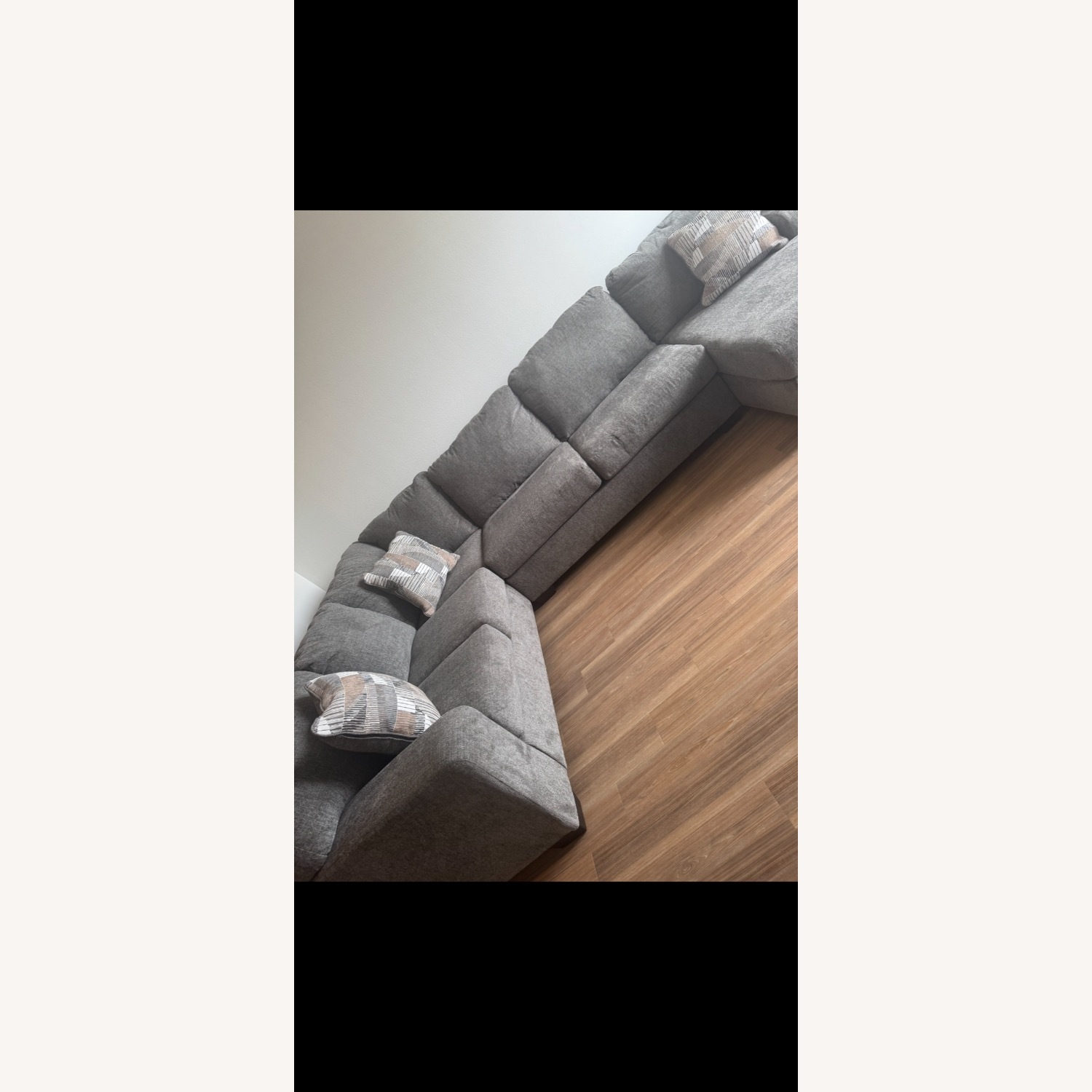 Dove Gray 3 Piece Sectional Couch - image-0