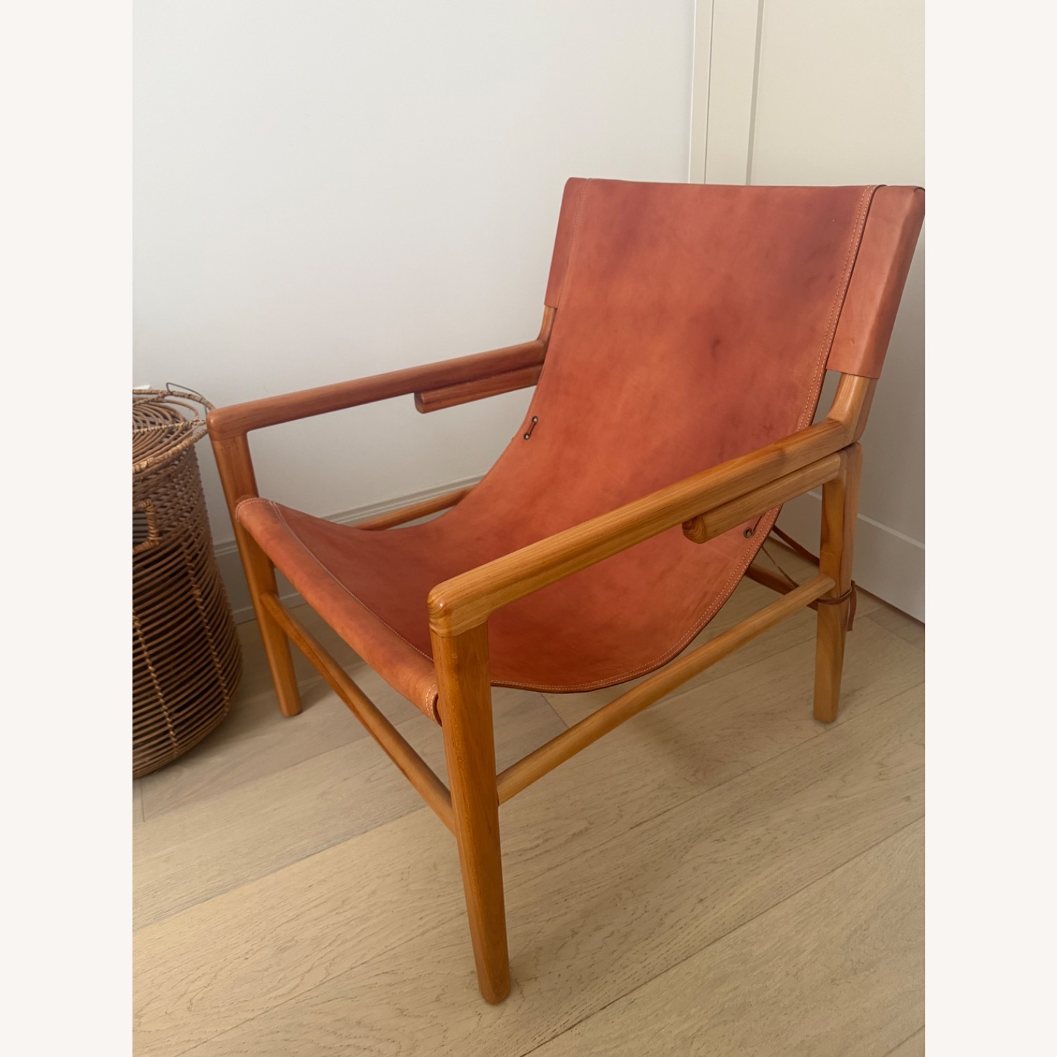 Wisteria Ruli Light Brown Leather Accent Chairs - image-2