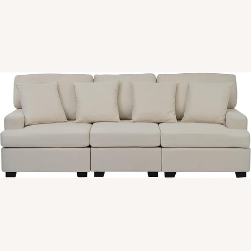 Used Beige Sofa  for sale on AptDeco