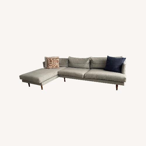 Used Article Burrard Light Gray 2 Piece Sectional for sale on AptDeco