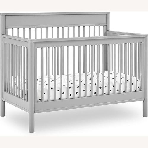 Used Delta Children Remy 6-in-1 Crib, Grey for sale on AptDeco