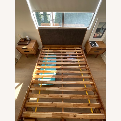 Used Castlery Seb Natural Wood Queen Bed for sale on AptDeco