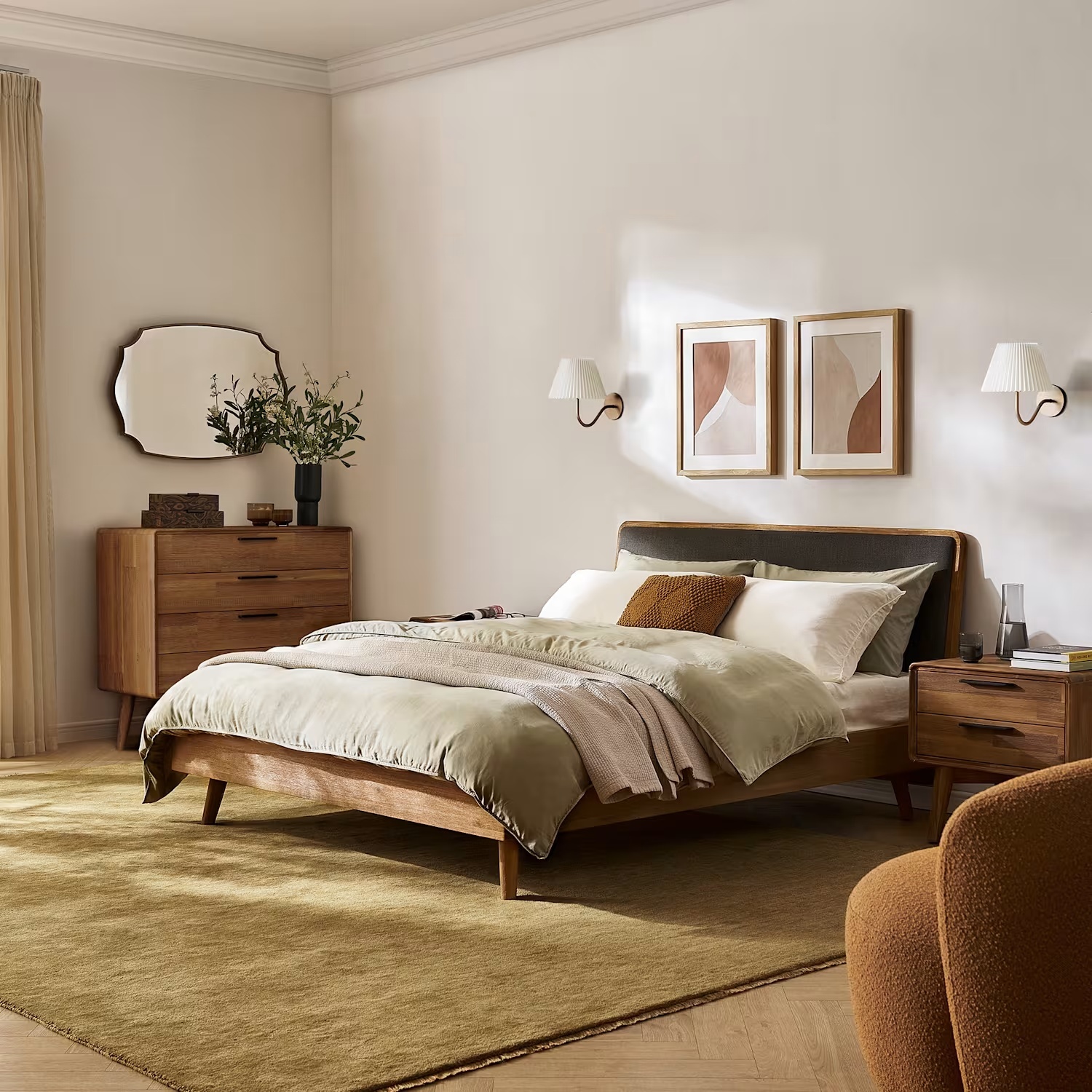 Castlery Seb Natural Wood Queen Bed - image-4