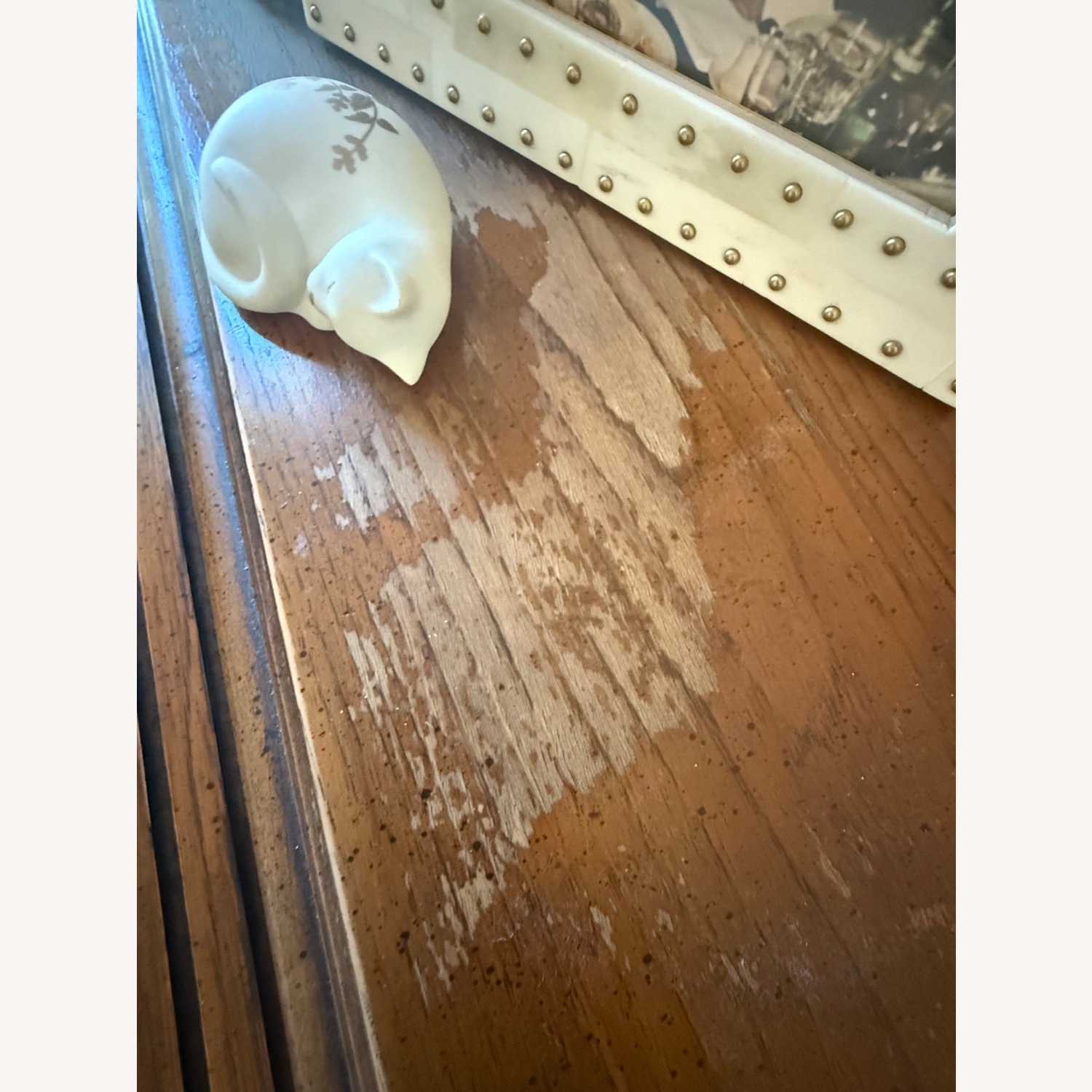 Solid Oak Wood Roll Top Executive Office Desk - image-4