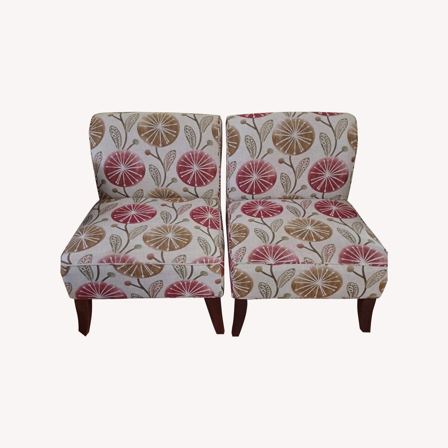 Light Gray Fabric Accent Chairs - image-0