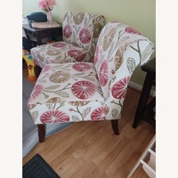 Light Gray Fabric Accent Chairs