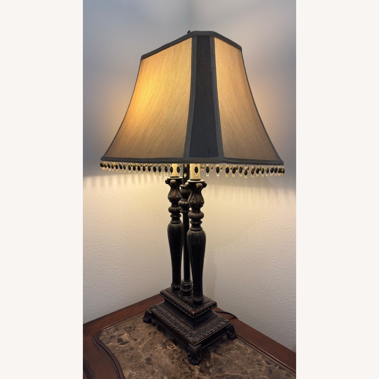 Dark Brown Table Lamps - image-2