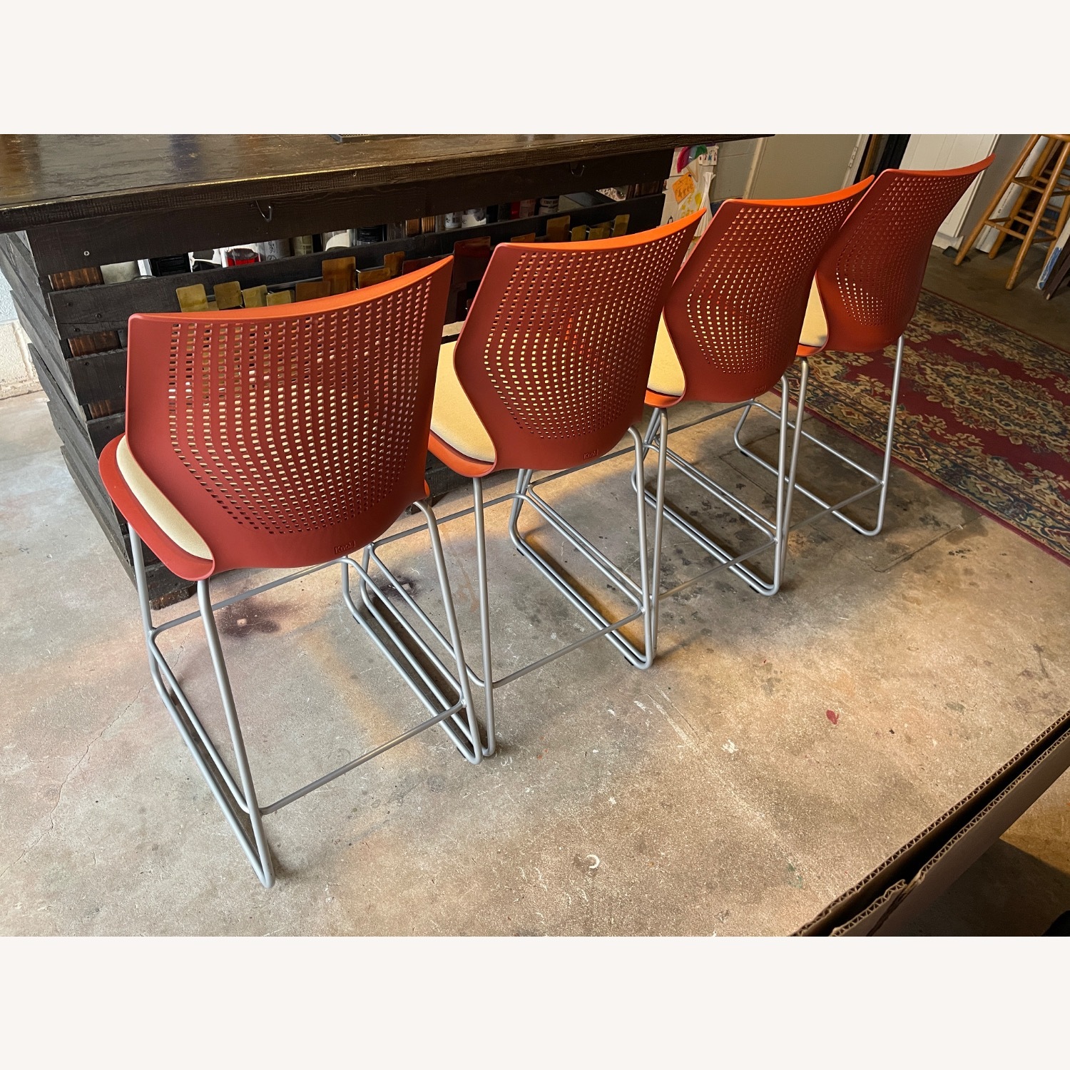 Knoll Multigeneration Upholstered Bar Stools - image-5