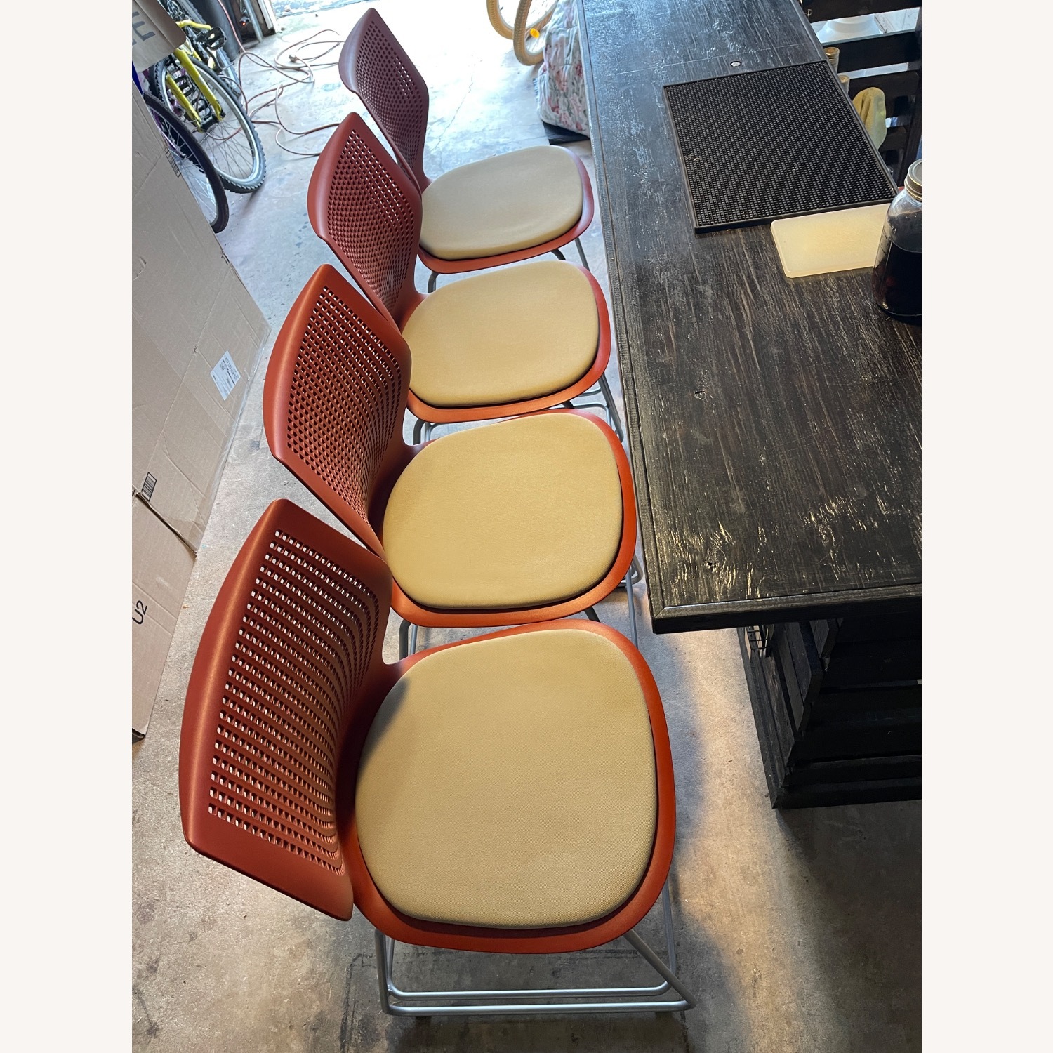 Knoll Multigeneration Upholstered Bar Stools - image-4