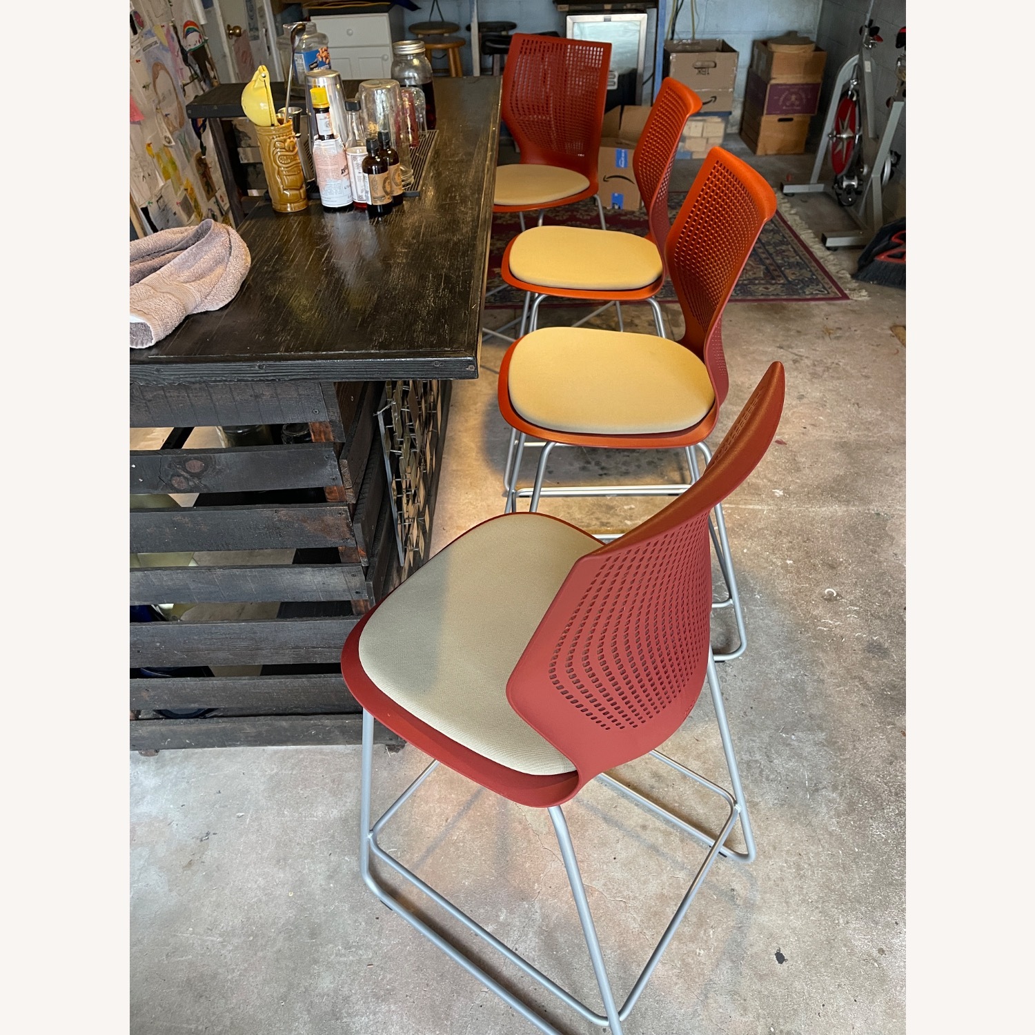 Knoll Multigeneration Upholstered Bar Stools - image-11
