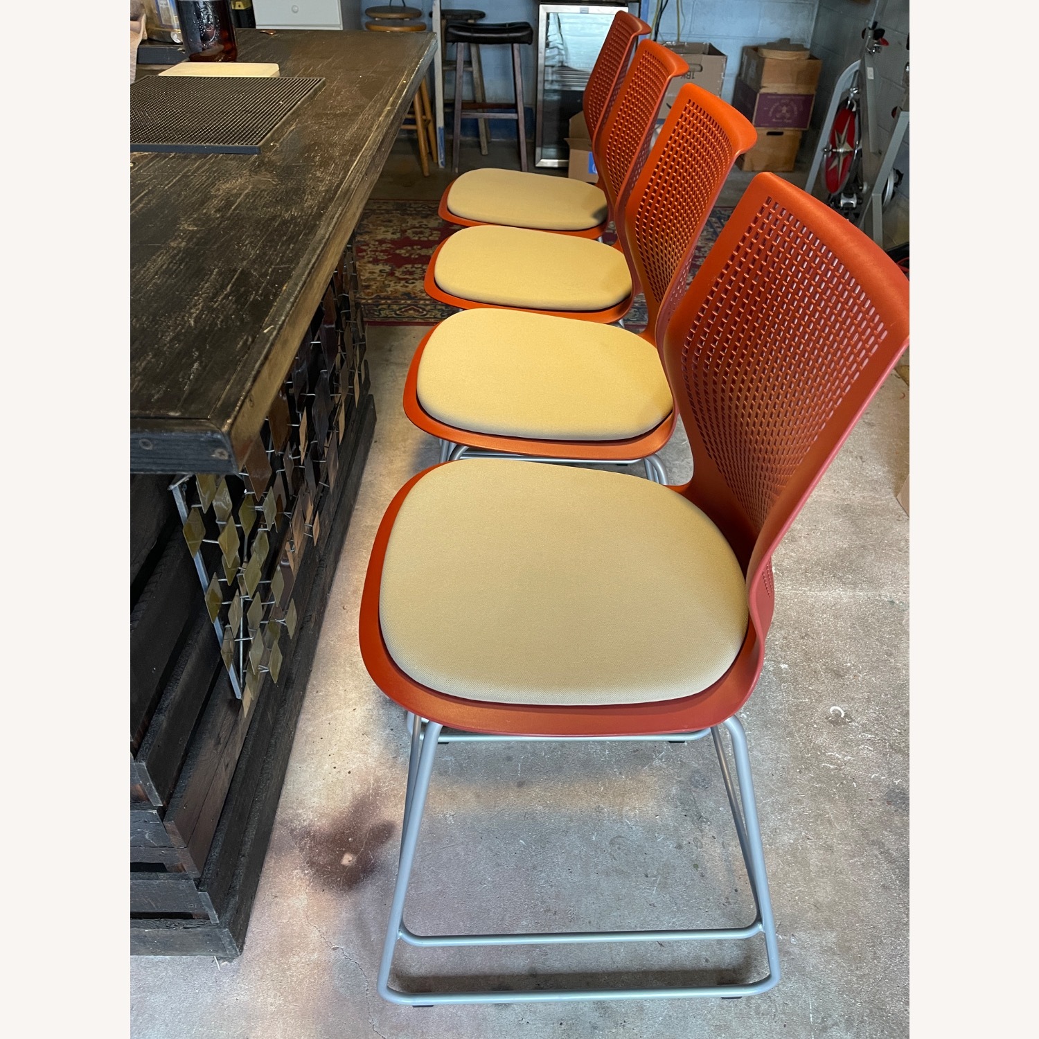 Knoll Multigeneration Upholstered Bar Stools - image-2