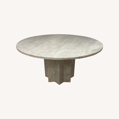 Used Lulu and Georgia Mardi Marble Dining Table for sale on AptDeco