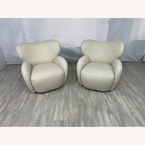 Used Lulu and Georgia Ovid Swivel Chair Set for sale on AptDeco