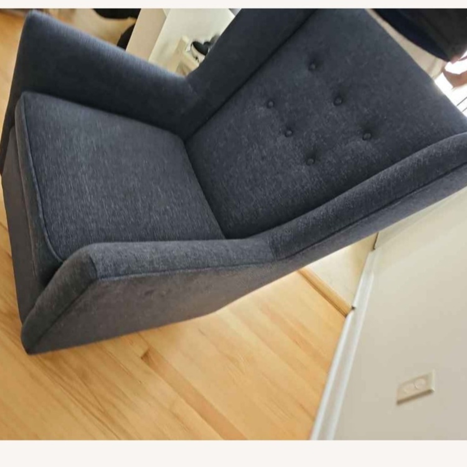 Room & Board Wren Blue Nursing Chair - image-4