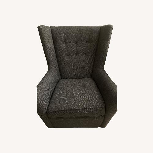 Used Room & Board Wren Blue Nursing Chair for sale on AptDeco