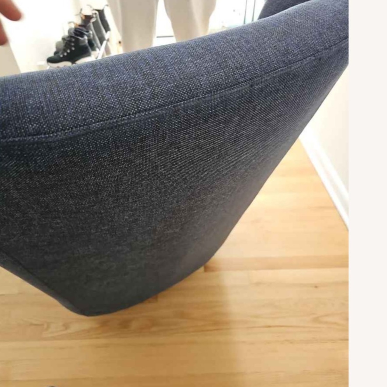 Room & Board Wren Blue Nursing Chair - image-6