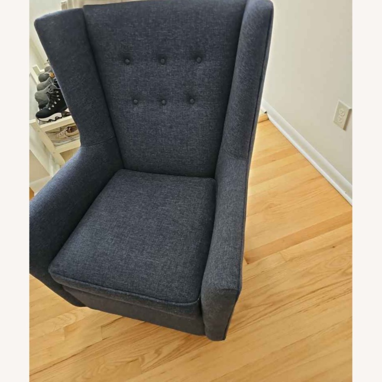 Room & Board Wren Blue Nursing Chair - image-3